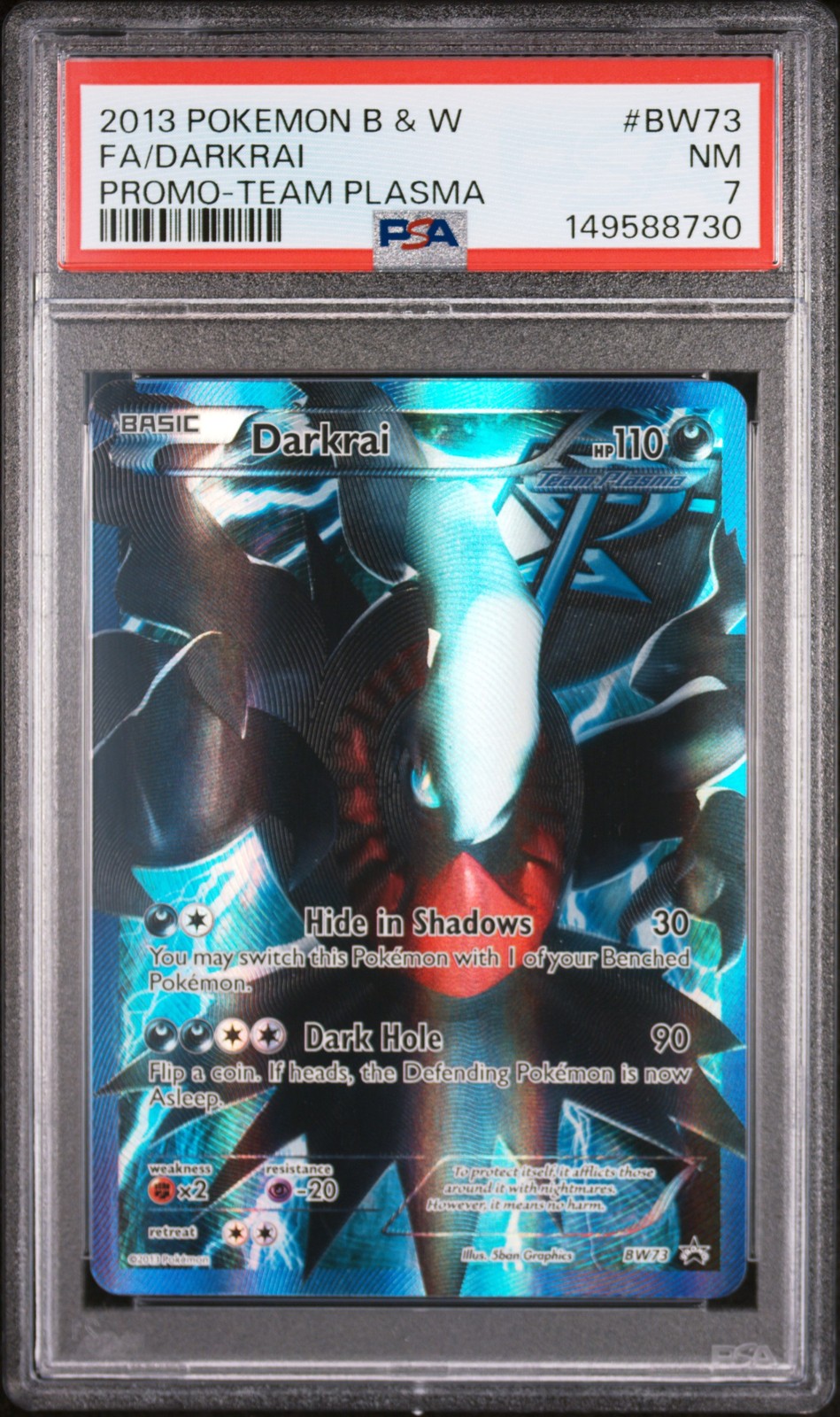 2013 Pokemon Black & White BW73 Darkrai PSA 7 149588730