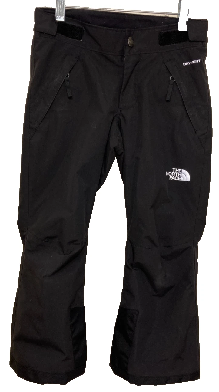 THE NORTH FACE Girls DRYVENT Black Snow Ski Pants-EZ GROW Leg Extender (Size 6)