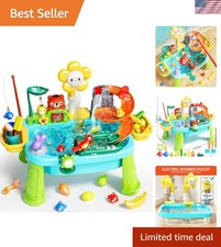 Water Table Play Sink Toys for Toddlers, Kids Play Kitchen Sink with Running ...