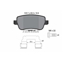 Textar BremsbeläGe Bremsbelegsatz Hinten System Lucas FüR Fiat Croma