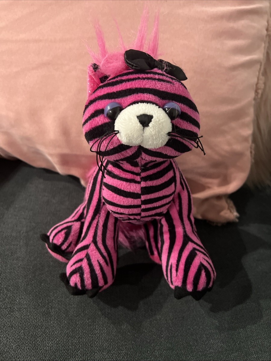Webkinz Rockerz Cat Plush Punk Princess GANZ 2012 Virtual Pet