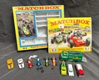 Vintage Matchbox G-4 Race Track Set Racing & Emergency Car Model With Box (P)