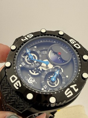 Invicta Subaqua Noma VIII Project ABDA 47568 Automatic Black MOP Moonphase Watch
