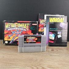 Metal Combat - Super Nintendo SNES Complete CIB w Poster - TESTED - Authentic