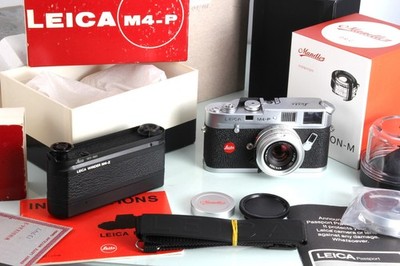 LEICA LEITZ 10415 M4-P 1913-1983 LIMITED BOXED + NEW MANDLER KING BOKEH 35mm F2