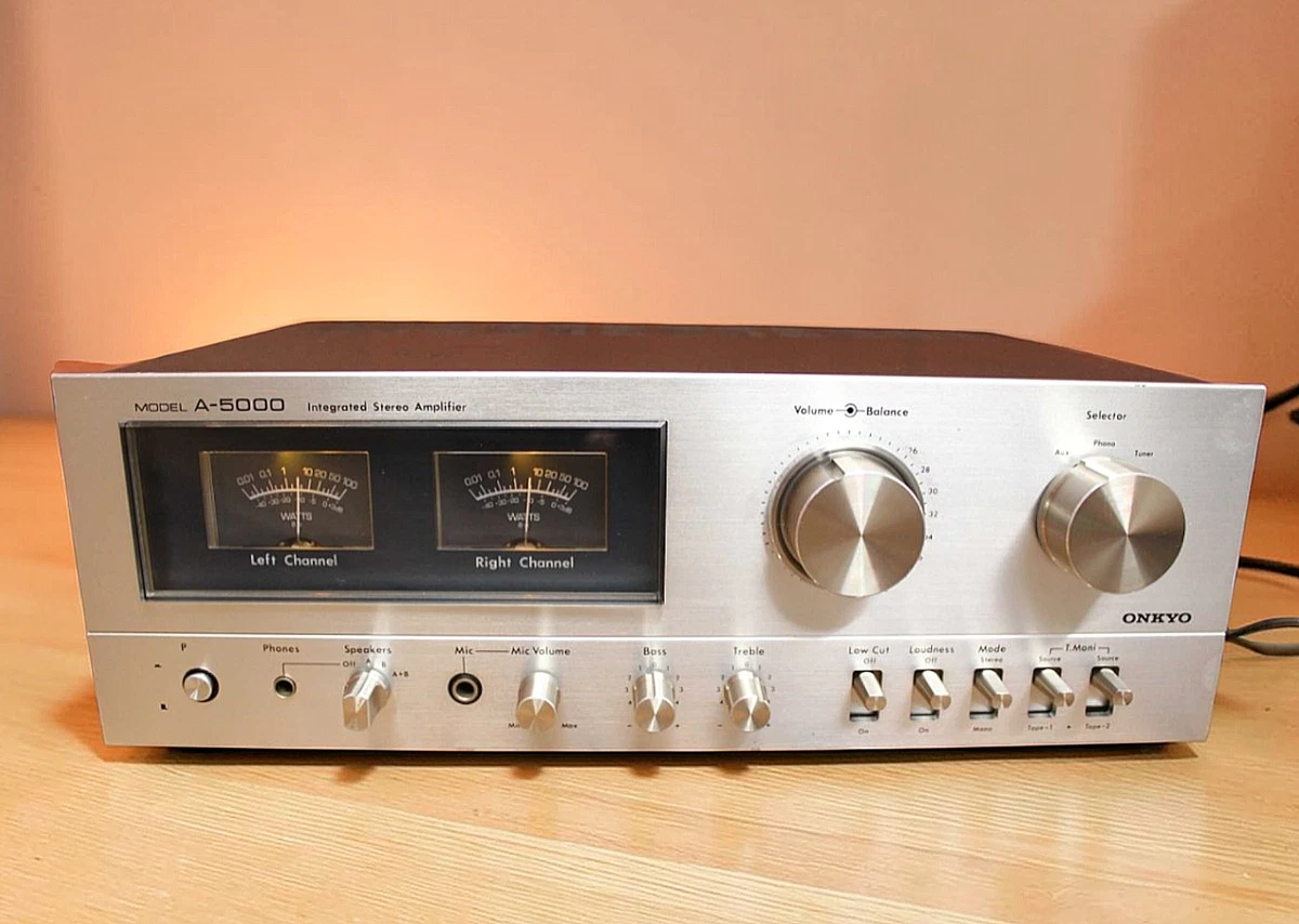 Ampli Stéréo Onkyo Integra 225 - Large Bande - 2 Canaux - Occasion état Technique Excellent