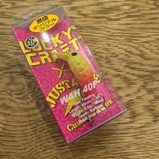 Lucky Craft Wow OriColor F.S01 Soft Plastic Lure Unused, Slight Packaging Damage