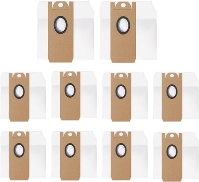 10 Pack Replacement Dust Bags for ionvac SmartClean V4 Robovac Self Emptying