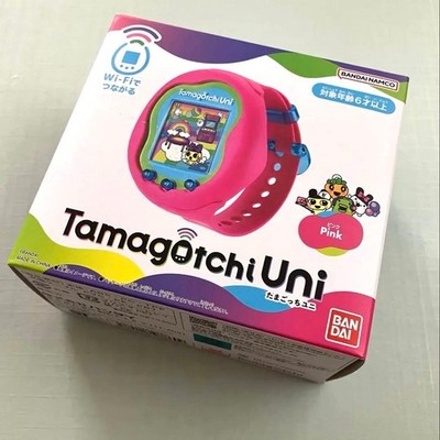 Bandai Tamagotchi Uni Pink WiFi Virtual Pet Interactive Toy Device Rare Version
