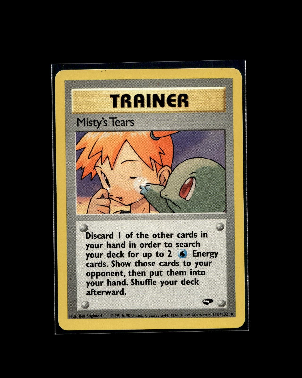 Misty's Tears 118/132 U Gym Challenge Pokemon WOTC 2000 EN LP
