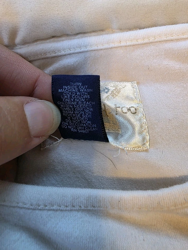 Camisa de manga comprida bordada branca demais limitada | Meninas tamanho 14 | Floral Y2K - Imagem 4 de 4