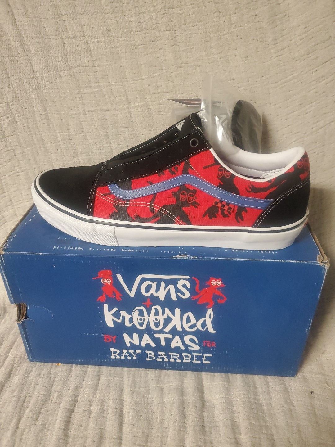 New Vans Skate Old Skoo  Krooked BY Natas For Ray Barbee Men Size 13.0
