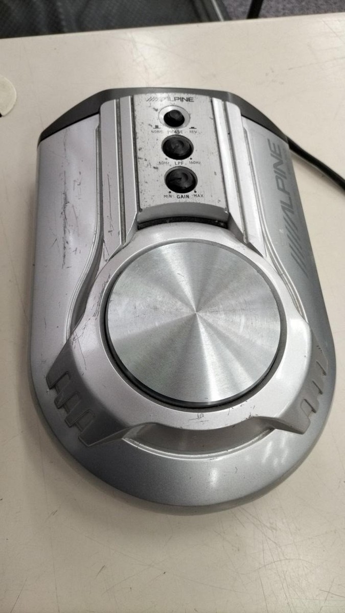 Alpine SWD-1600 Powered Subwoofer Sub Woofer Car Audio Used | eBay