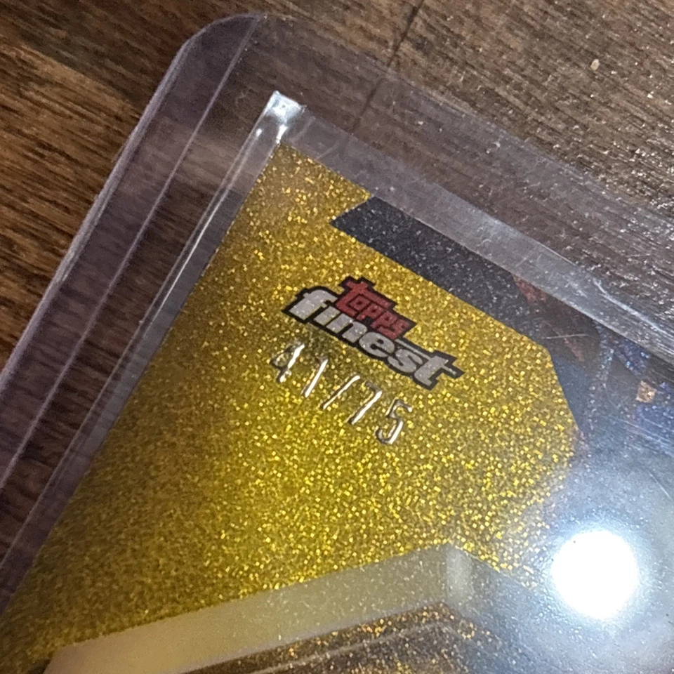 2024 Topps Finest UFC Jack Jenkins RC Rookie #191 Yellow Glitter Refractor  /75 - Image 2 of 3