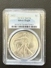 2022 $1 Silver Eagle PCGS MS70 Classic Label American Dollar Coin One Ounce BU