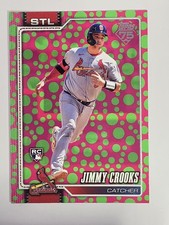2026 Topps Series 1 - Jimmy Crooks III #73 Green & Pink Polka Dots (RC)