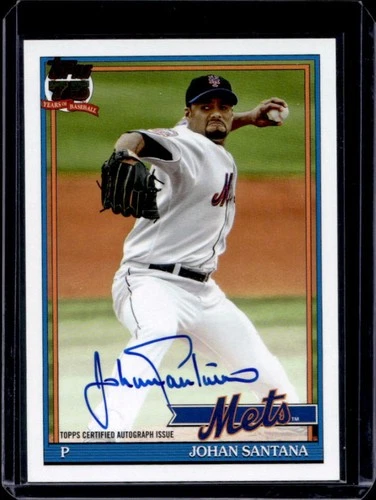2026 Topps Series 1 Johan Santana Red Foil (RAW)