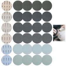 24Pcs 125mm Wet & Dry Sanding Discs Sandpaper Hook & Loop Pads Grit 1000-5000 UK