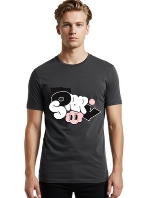 Sorry Mens Graphic Tee,100% Cotton,Casual Summer Wear
