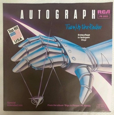 Autograph Turn Up The Radio Single Platte 7'' Multicolor