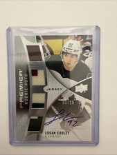 2023-24 Premier Hockey Logan Cooley Rookie Patch Auto #6/25