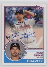 2018 Topps Update 1983 Topps Design Auto Jesse Biddle #83A-JS Auto 10ea
