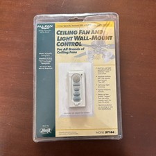 Hunter 27186 Ceiling Fan & Light Wall-Mount Control Dimmer for All Fans Sealed