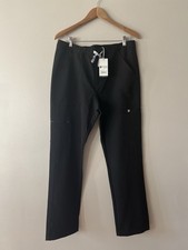 FIGS Men s Cairo Cargo Scrub Pants Straight Leg Black Size Large TM3001 NWT