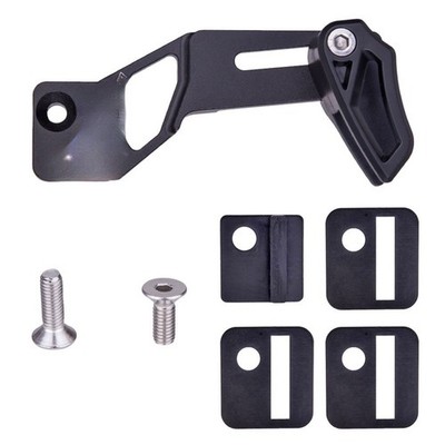 Direct Mount Kettenführung für Mountainbikes AL7075 Aluminium 10,8 x 3 cm schw