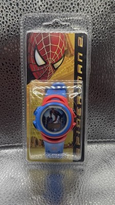  ️ Vintage 2002 Spider-Man 2 Marvel Wrist Watch Factory Sealed