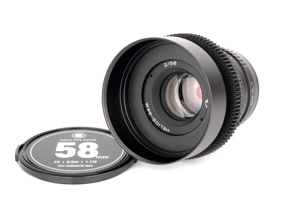 Montaje Leica L HELIOS 44 2/58mm *¡AJUSTADO PARA CINEASTAS!* Panasonic S1R S1 S1H S5 Foto 2 de 4