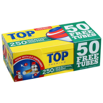 cigarette tubes ebay TOP Cigarette Filter Tubes - 100mm Size Menthol - 1 Box of 250