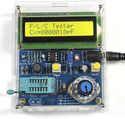 DIY Frequency, Inductance & Capacitance Meter Soldering Practice kit, Complet...