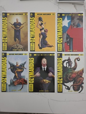 Before Watchmen Ozymandias set 1 2 3 4 5 6 complete mini series run NM DC Comics