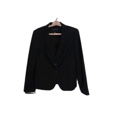 BANANA REPUBLIC WOMEN'S SIZE 14 STRETCH BLACK BLAZER BUTTON SHORT