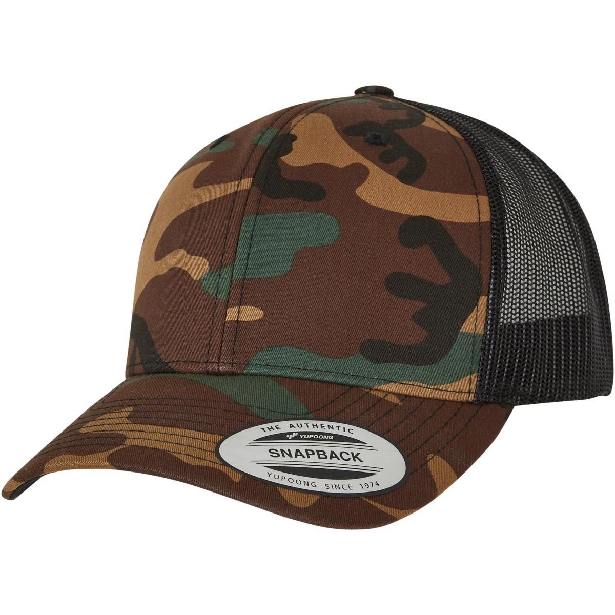 Yupoong Retro Trucker Camo Cap Basecap Meshcap Unisex Camouflage Hat New