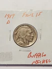 1917 D FINE 15+ BUFFALO NICKEL TOUGH GRADE TO FIND