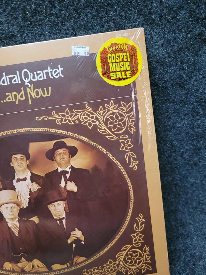 Vintage Cathedral Quartet Vinyl Then and Now LP 1977 Gospel Canaan Records - Image 3 of 4