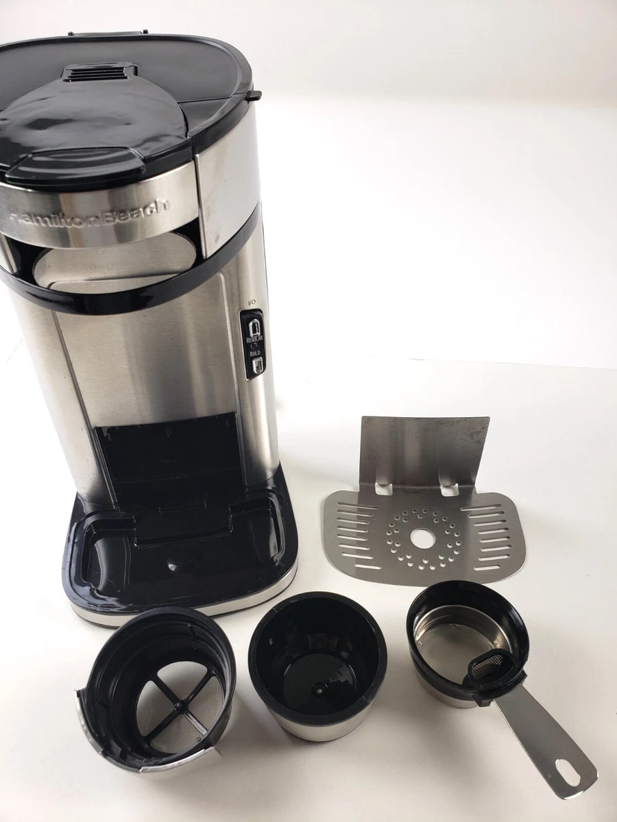 Hamilton Beach Scoop Single Serve Coffee Maker, Fast Brewing, SS