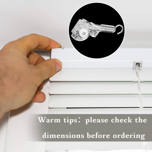 4 Pieces Blind Wand Tilt Control Wand Tilter for 1 Inch Mini Blind Head Rail Bli - Picture 4 of 12