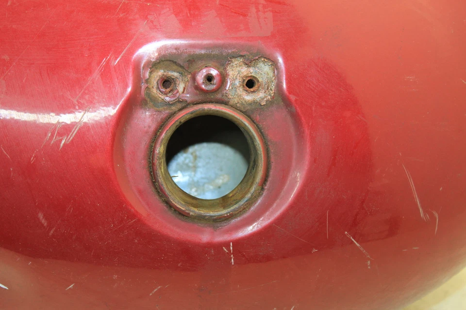 85-06 KAWASAKI VULCAN 700 750 OEM ROJO TANQUE DE GASOLINA COMBUSTIBLE DEPÓSITO DE GASOLINA M2 Foto 2 de 4