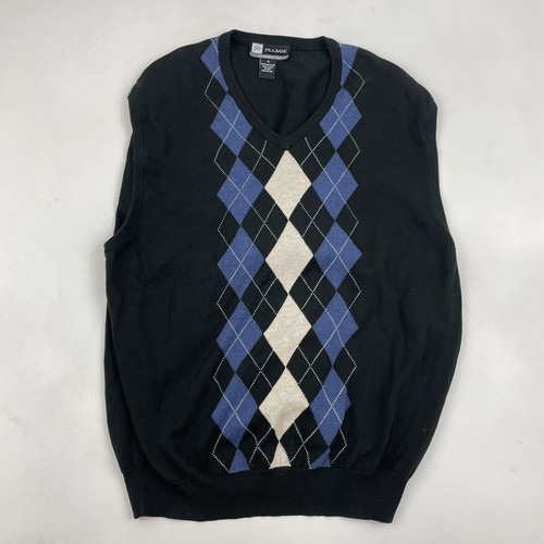 Jos A Bank Leadbetter Golf Azul Arcila Suéter Chaleco Sin Mangas Talla M Pima Algodón - Imagen 2 de 7