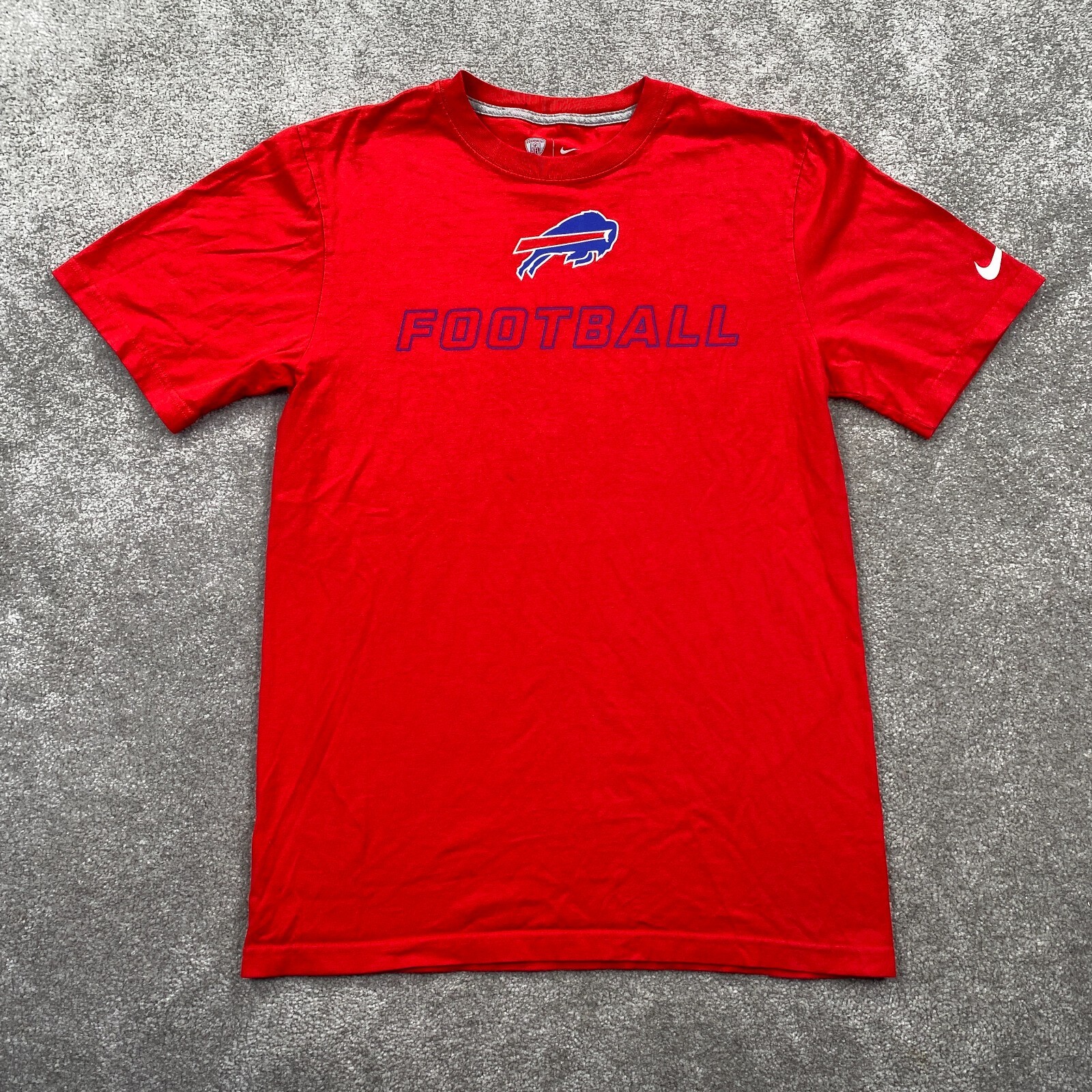 Buffalo Bills Nike Essential NFL T-Shirt Short Sleeves Men's Size S Red Rush