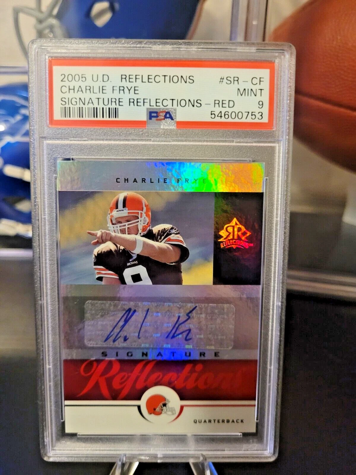 Charlie Frye Upper Deck Reflections Signature Reflections #SRCF Red