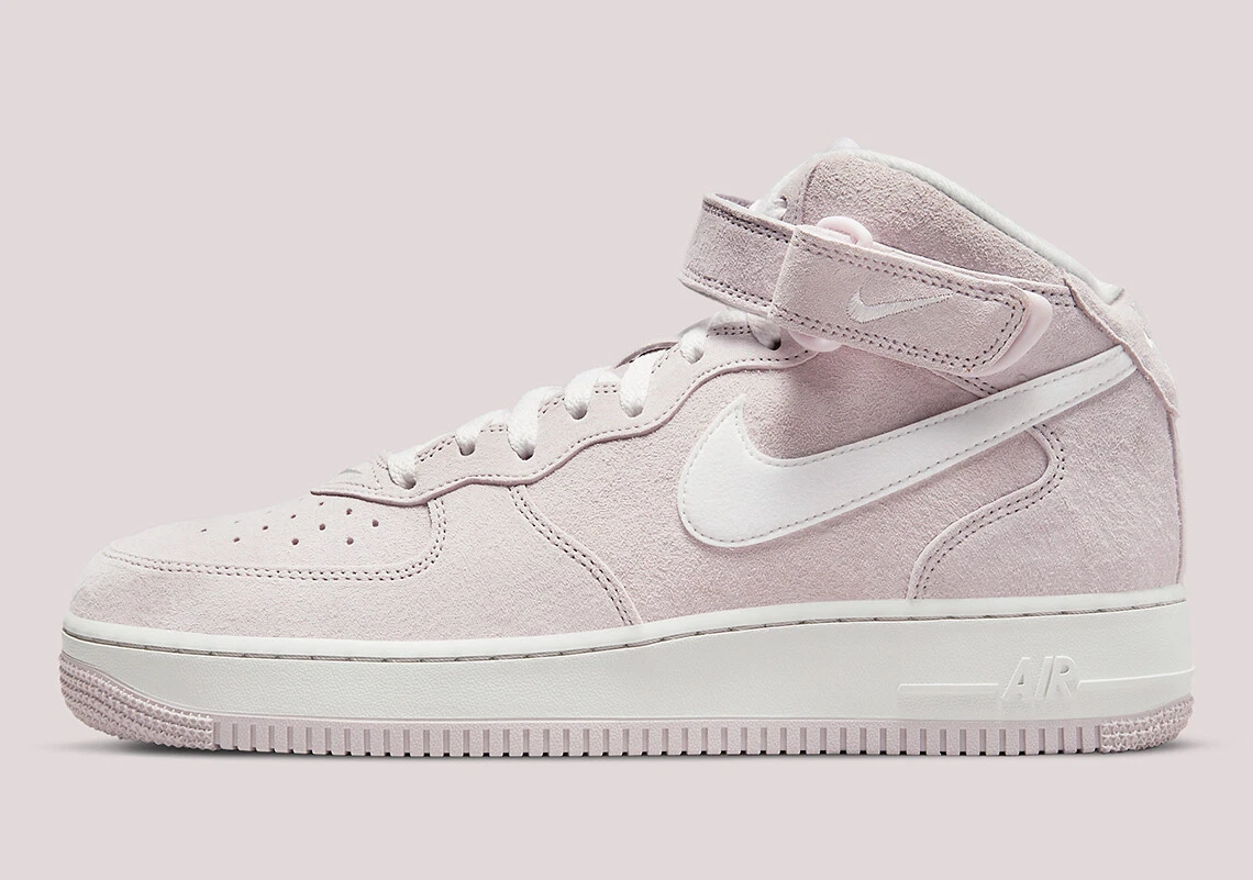 Nike Air Force 1 One Mid '07 QS Venice Pink Summit White Grey DM0107-500  Men's
