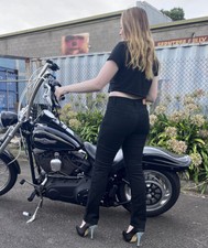 Australian Bikers Gear Damen Motorrad Jeans Gefüttert Mit kevlar