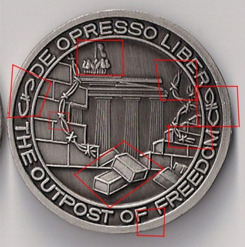 Detachment A Berlin Brigade Special Forces Army Challenge Coin / Delta - Picture 3 of 4