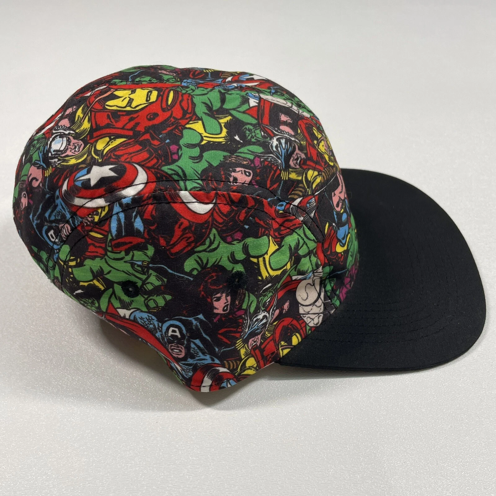 Marvel Comics Hat Cap Men Multicolor Strapback Iron Man Captain America Thor AOP