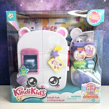 Kindi Kids KINDI FUN REFRIGERATOR Fridge- Includes 4 Exclusive Shopkins