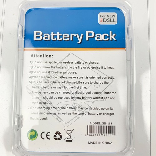 New 3DS XL Rechargeable Battery SPR-003 3.7V 2000mAh for Nintendo Console - Picture 2 of 4